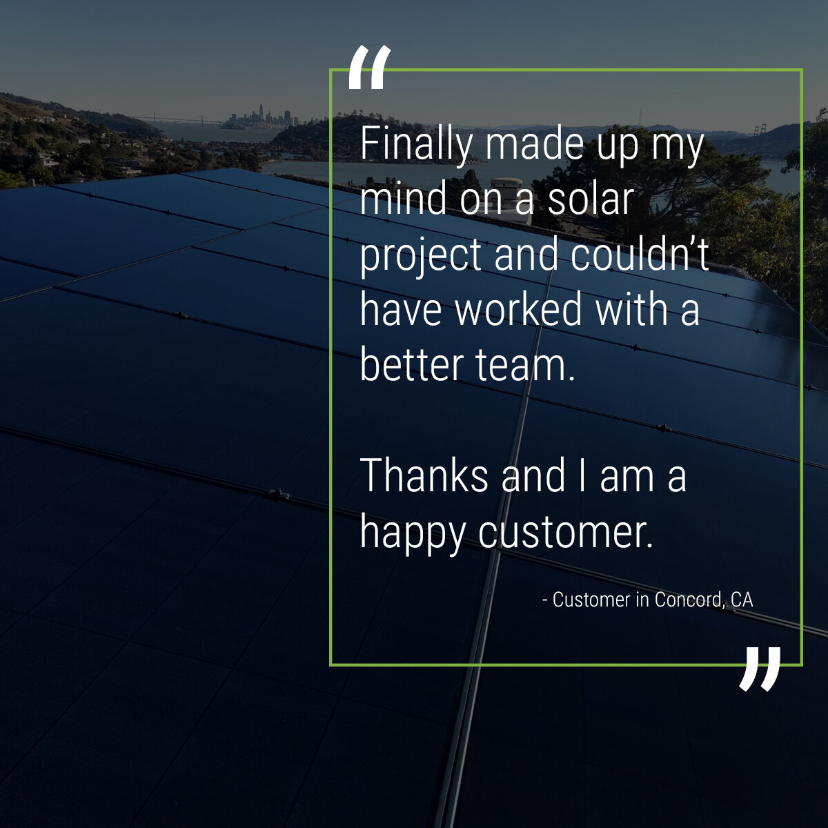 What do real homeowners think of going solar with Solaria? ⭐⭐⭐⭐⭐

Explore adding solar to your home: brnw.ch/21wCyko