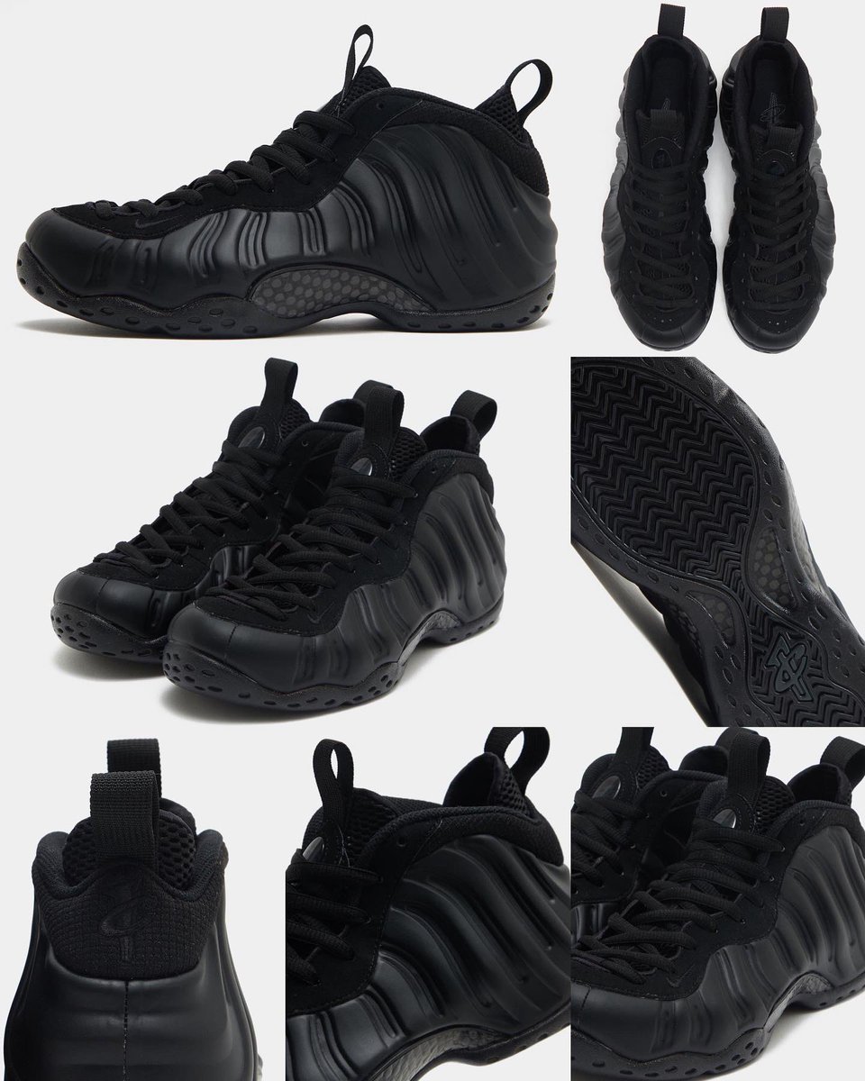 zSneakerHeadz's tweet photo. 2023 #Anthracite Nike Air Foamposite One detailed look! 🦇👀
Expected to release in December. Retail $240. https://t.co/Z1mCDAA1U4