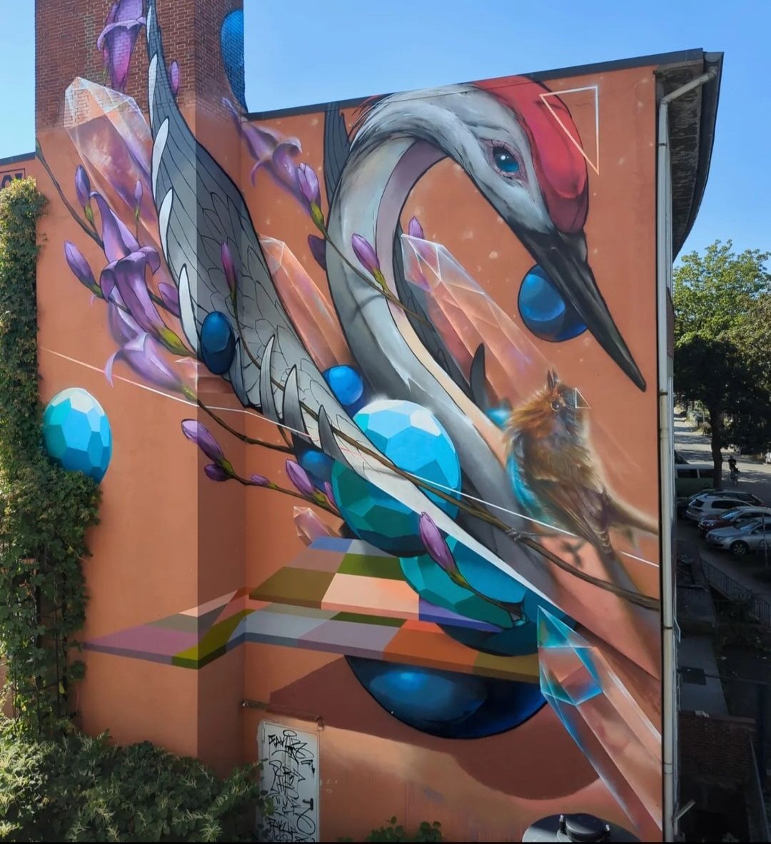 MolinaStreetArt's tweet photo. Art by German Jeroo & Jack Lack in Hamburg, Germany (2023) #jeroo #jacklack #lamolinastreetart | photo via artists mysl .nl/NGxM https://t.co/hUXafXSgqC