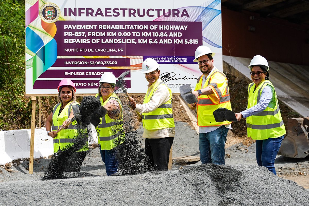 Anunciamos el comienzo de la primera fase de mejoras en la carretera PR-857 en Carolina, con una inversión inicial de $2.9 millones provenientes de la <a href="/actprgov/">Autoridad de Carreteras y Transportación (ACT)</a>, bajo un acuerdo colaborativo con el <a href="/DTOP/">DTOP</a>. Este proyecto incluye la rehabilitación completa del pavimento,