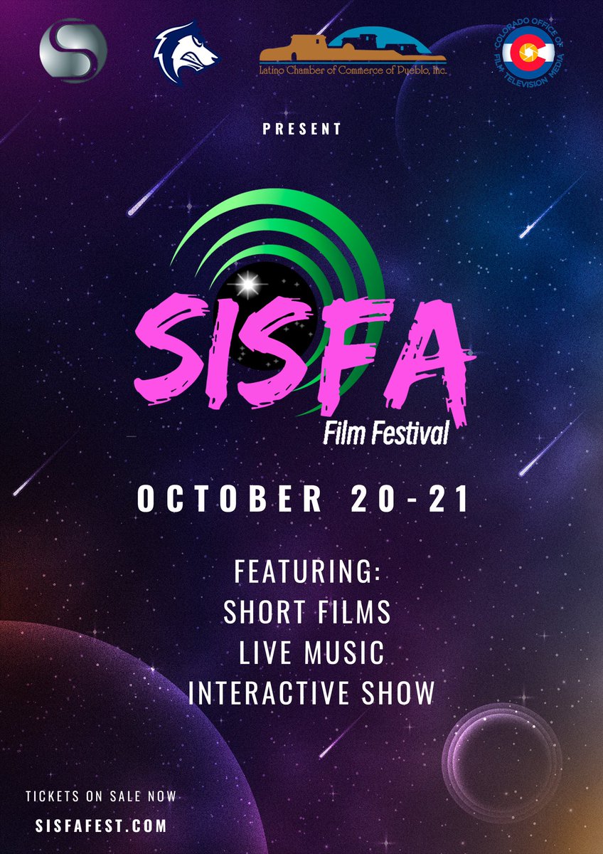 THIS OCTOBER…DARE TO VENTURE at the 2023 SISFA Film Festival in 
Pueblo, CO.
Don’t miss out! For full details and to reserve your tickets, visit the link in bio. 

#filmfestival #shortfilm #filmmakers #filmmaking #filmmaker #film #sisfa #colorado #indiefilm #supportindiefilm