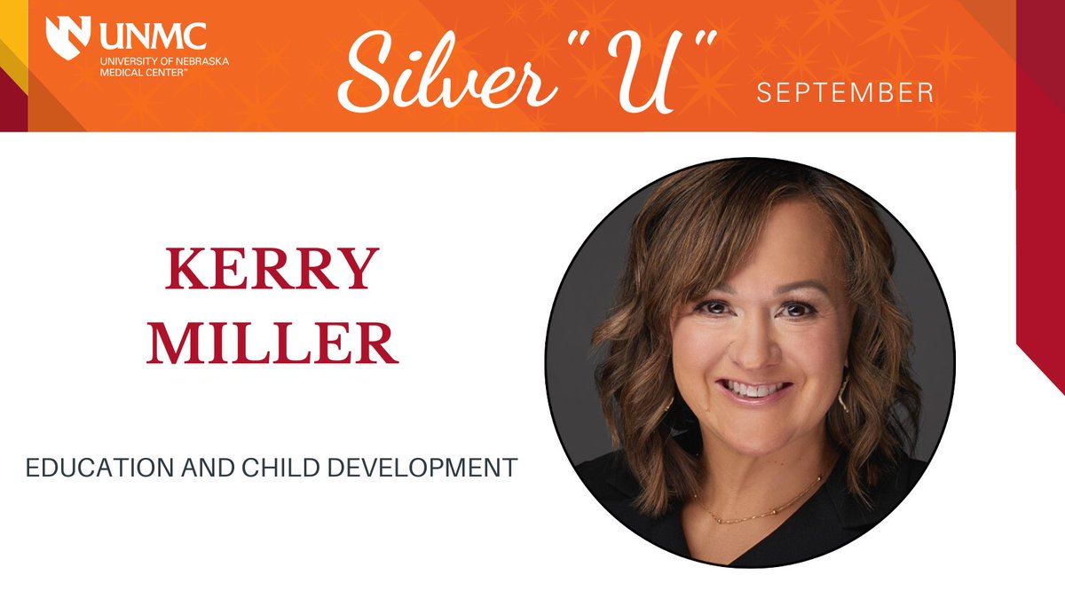 Congratulations to Kerry Miller 👏🏾 a September MMI #SilverU winner. Awarded monthly to <a href="/unmc/">University of Nebraska Medical Center</a> employees with overall performance beyond the scope of their position, Kerry’s work in the #mmiChildDevelopment dept. is vital to the mission of MMI. #unmcMMI #mmiProud