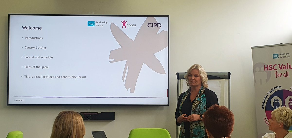 mrsmboyle's tweet photo. @CIPD_NI @HPMA_NI @HSC_LeadershipC @CIPD brilliant workshop with cipd, hpma and HR colleagues codesigning a collaboration for the people profession. Watch this space as we progress on our exciting partnership journey. https://t.co/RGWw4GTzxE