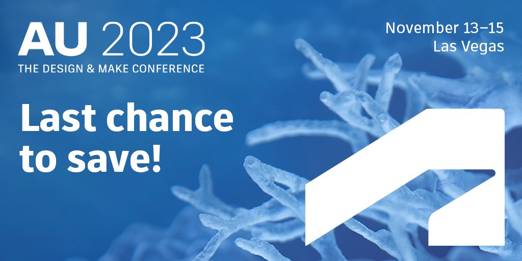 Autodesk University tweet media