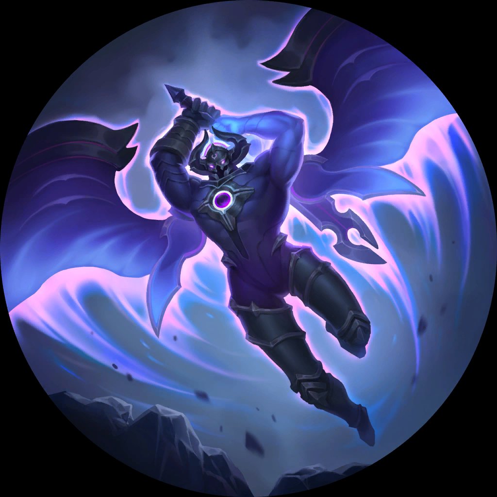 「Lunar Eclipse Aatrox's Deathbringer  "Ri」|Spideraxeのイラスト