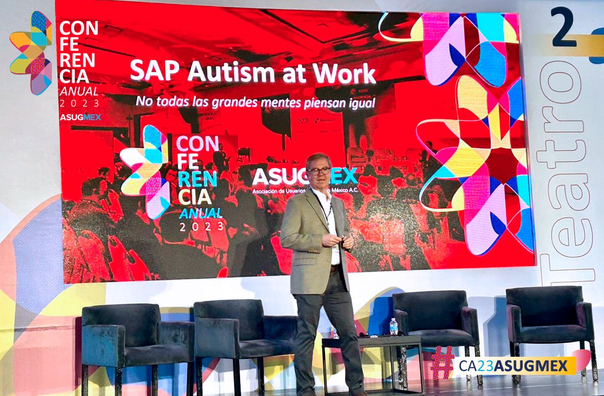 ASUGMEX's tweet photo. “La innovación viene de las personas que ven el mundo diferente” 1 de cada 36 niños están diagnosticados con autismo. Necesitamos crear puentes de comunicación e inclusión, ya que gran parte de las personas autistas son brillantes. ¿Cómo incorporamos a estas personas?#CA23ASUGMEX https://t.co/DrxFvUL1xQ