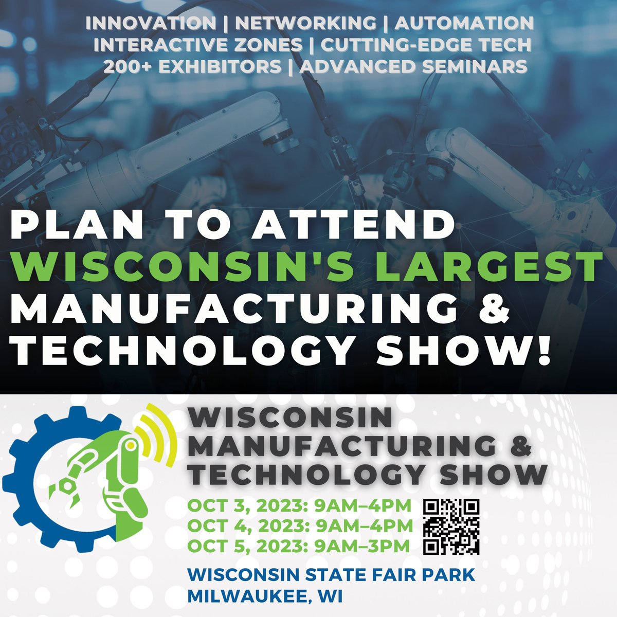 WIMTShow's tweet image. Unleash the Machines, Unleash the Future!

Register to attend NOW! - wimts.com/attendees/

#wimts2023 #titansoftech #manufacturingmastery #unstoppableinnovations #SkillsUnleashed