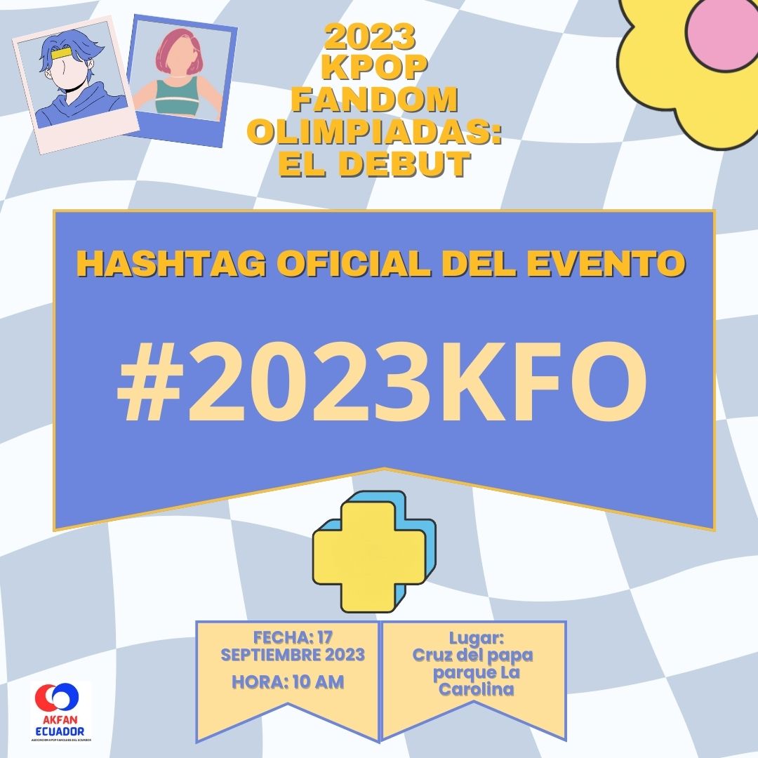 🏅 D-4

REVELACION HASHTAG OFICIAL DE LAS KPOP FANDOM OLIMPIADAS 2023

Usenlo en sus post y publicaciones del evento 
#2023KFO 
#AKFAN_ECUADOR
#KPOP_ECUADOR