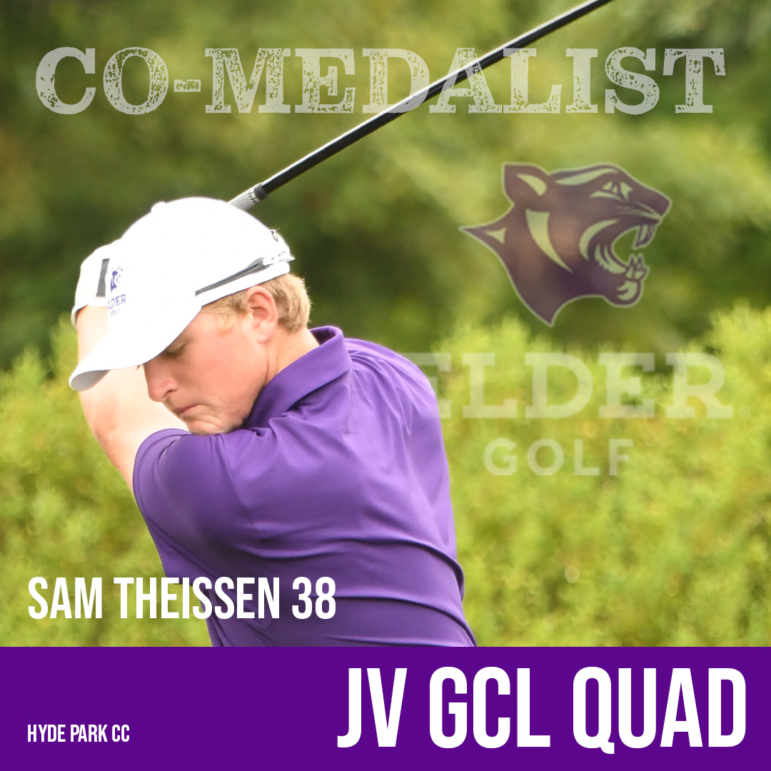 Elder_Golf's tweet photo. Super Soph Sam Theissen racks up his fifth medalist honor of the season on Monday at Hyde Park CC. https://t.co/E9deqvmNwT