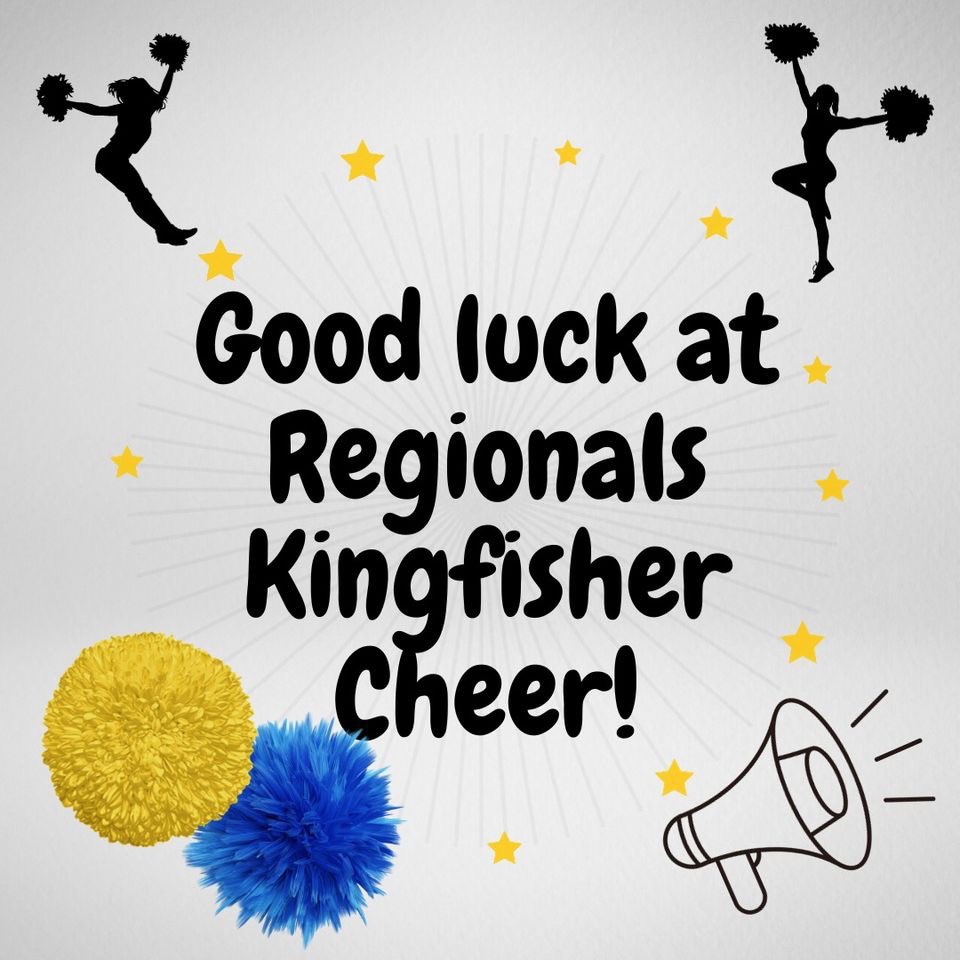 This Saturday, September 16th, come CHEER loudly for our awesome KHS Cheerleaders as they compete at Regionals! They will perform at 12:45 at Broken Arrow High School. Good luck, girls!

Get tickets to the event here: gofan.co/app/school/OSS…