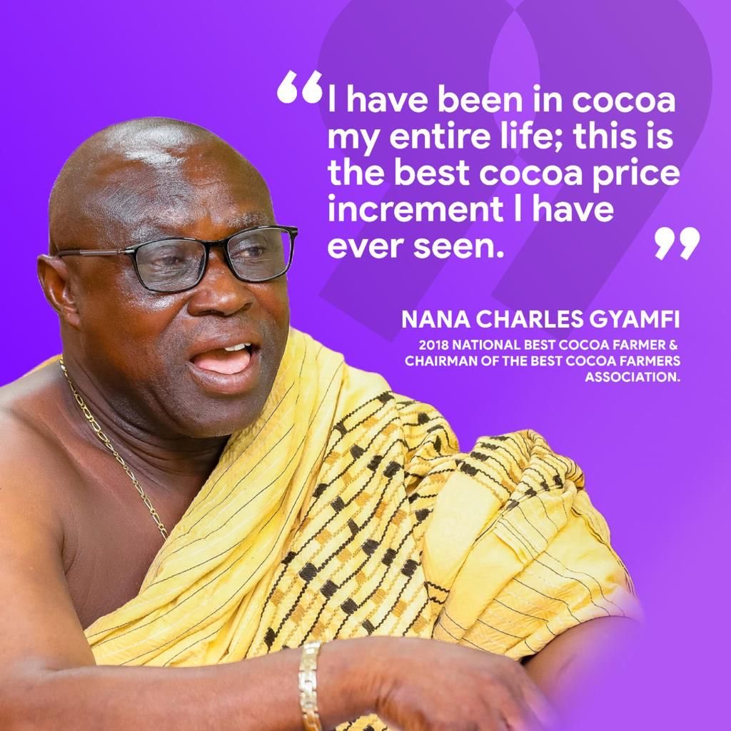 GHANA NIE, COCOA NIE!

#TheBigAnnouncement
#CocoaPriceIncrease
#BuildingGhanaTogether