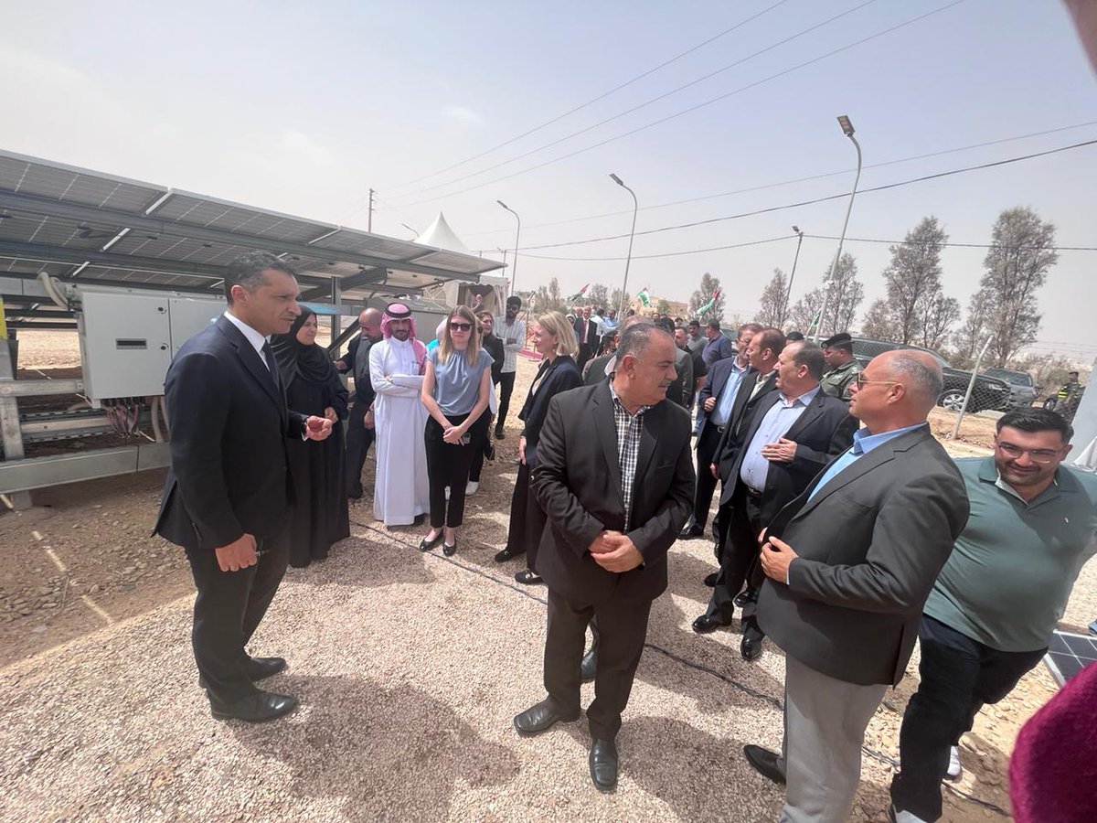HollyBenner_wbg's tweet photo. The @MSSRP2022 supports local infrastructure &amp; economic opps for Jordan's municipalities hosting large numbers of refugees. This pioneering sub-project reflects the initiative of the local community &amp; the strides #Jordan has taken toward the use of clean &amp; renewable #energy https://t.co/Rhn8QJQlsS