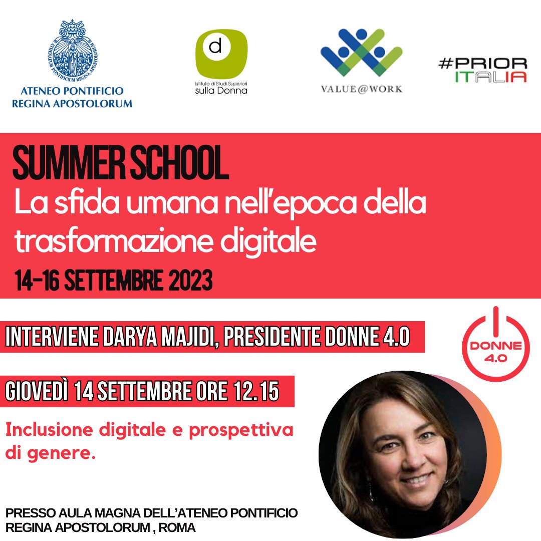 Donne 4.0 (@communitydonne4) on Twitter photo ๐ฉ๐ปLa nostra Presidente @majididarya interverrร oggi ๐๐ ๐๐๐๐๐๐๐๐๐ ๐๐ฅ๐ฅ๐ ๐๐๐ ๐๐.๐๐ con il panel: ๐๐ฃ๐๐ก๐ช๐จ๐๐ค๐ฃ๐ ๐๐๐๐๐ฉ๐๐ก๐ ๐ ๐ฅ๐ง๐ค๐จ๐ฅ๐๐ฉ๐ฉ๐๐ซ๐ ๐๐ ๐๐๐ฃ๐๐ง๐.
#donne4 #donne4poweron #poweron #TrasformazioneDigitale #inclusionedigitale ๐ฉ๐ปLa nostra Presidente @majididarya interverrร oggi ๐๐ ๐๐๐๐๐๐๐๐๐ ๐๐ฅ๐ฅ๐ ๐๐๐ ๐๐.๐๐ con il panel: ๐๐ฃ๐๐ก๐ช๐จ๐๐ค๐ฃ๐ ๐๐๐๐๐ฉ๐๐ก๐ ๐ ๐ฅ๐ง๐ค๐จ๐ฅ๐๐ฉ๐ฉ๐๐ซ๐ ๐๐ ๐๐๐ฃ๐๐ง๐.
#donne4 #donne4poweron #poweron #TrasformazioneDigitale #inclusionedigitale