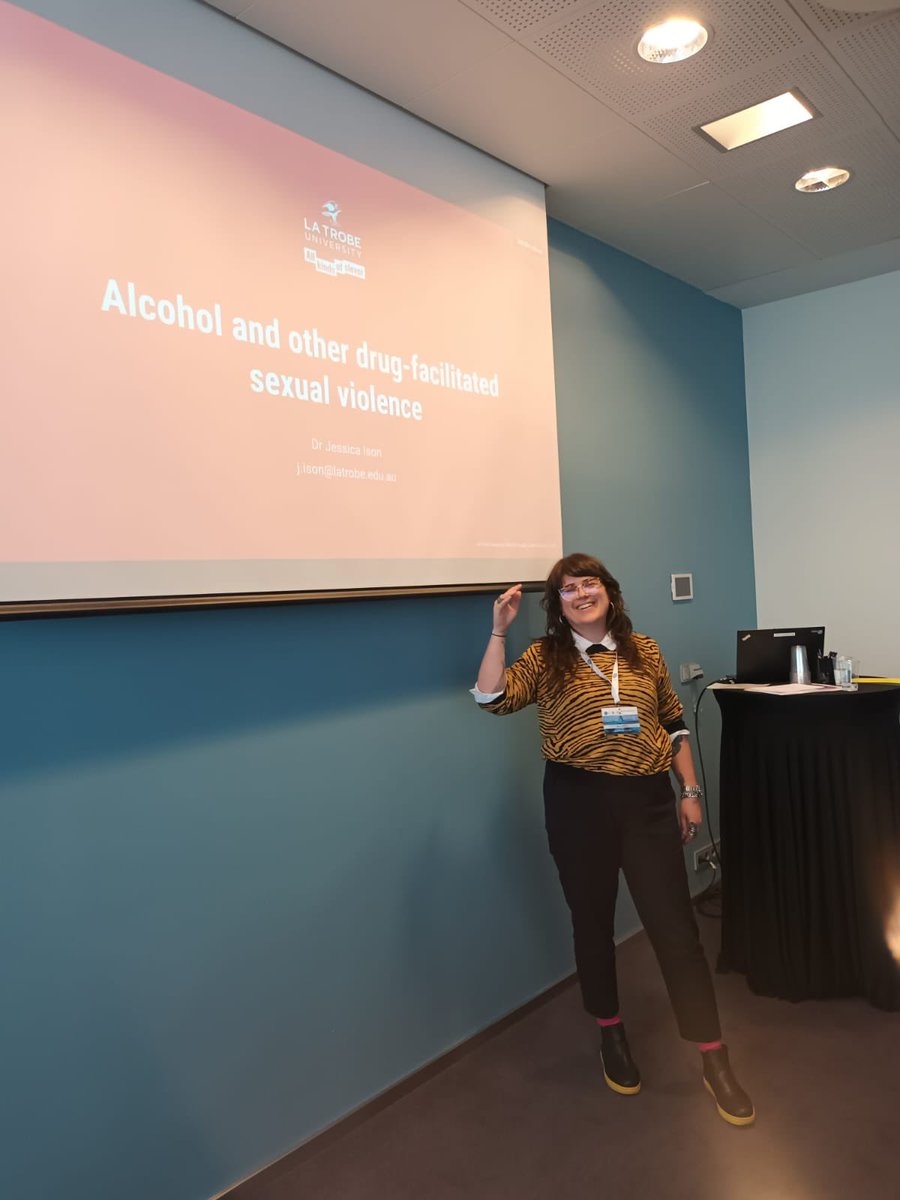 Excellent work by @Jess_Ison_ from @LTUJudithLumley on #drinkspiking and #sexualviolence #ECDV2023
