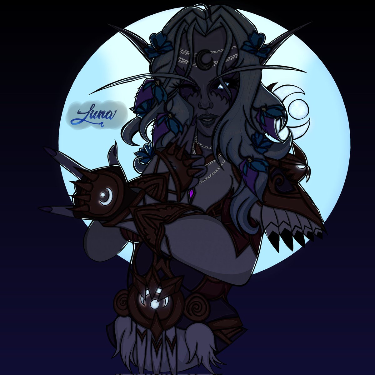 LadyFellendar's tweet photo. Despite the setbacks, the piece from my raffle on Insta for @kimlingart has been finished! ✨ https://t.co/8dre5s0ofF