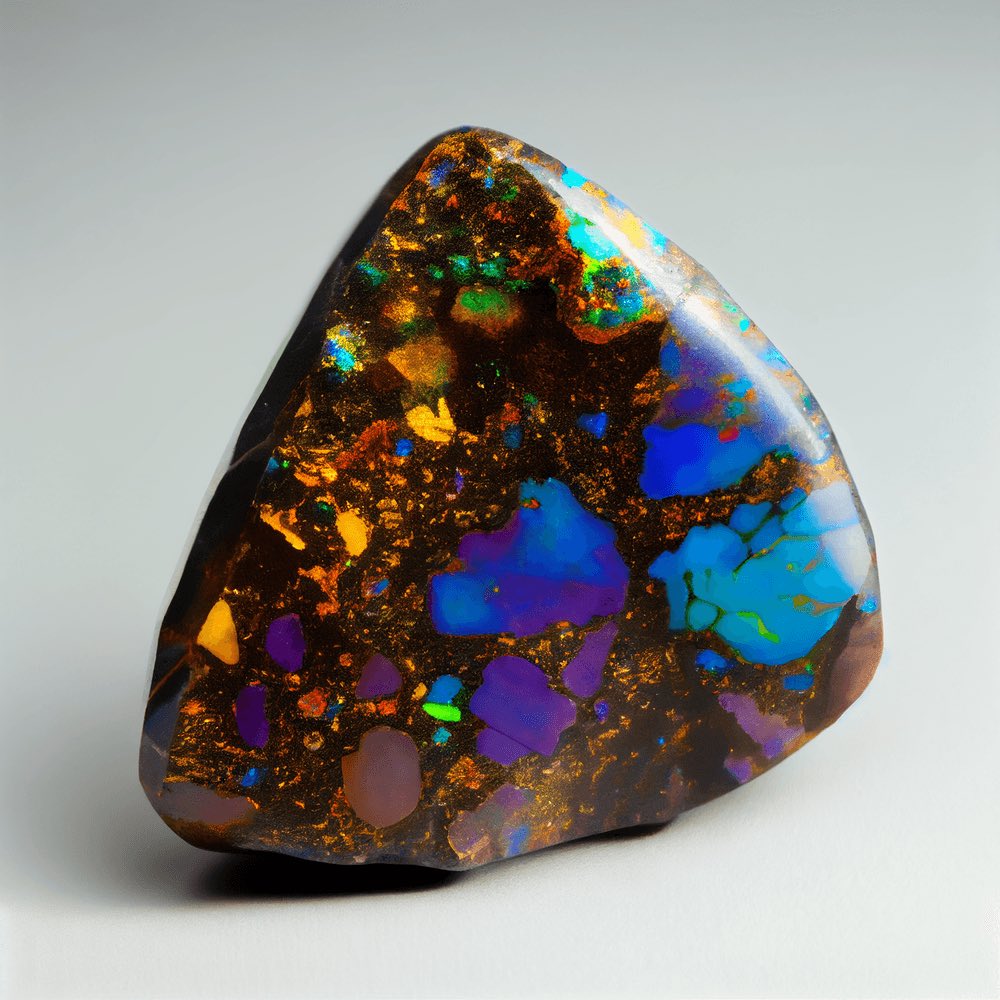Admiring the vibrant colors of Boulder Opal gemstone 🤎🌈
A stunning opal variety with an earthy matrix.
#BoulderOpal #OpalGems #ColorfulStones

opensea.io/assets/ethereu…