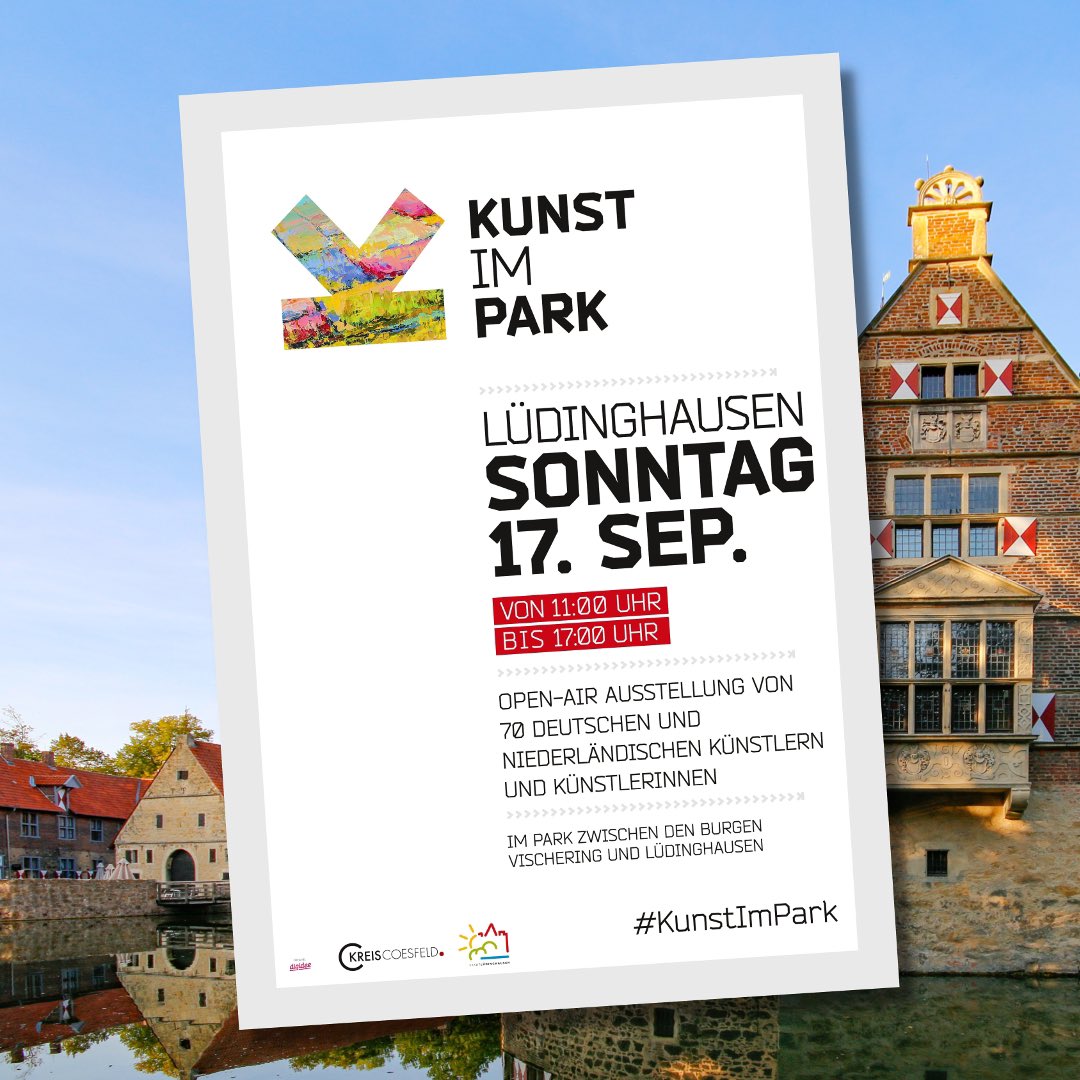 schindler_art's tweet photo. #kunstimpark 
Malerei, Objekte und Skulpturen, Fotografie und Schmuck- mehr als 70 Künstler/innen präsentieren ihre Werke im Park an der #burgvischering 
Schaut vorbei #youarewelcome 

#kunstinhetvolkspark #lüdinghausen #kreiscoesfeld #ralfschindler #art #kunstmarkt #ausflug https://t.co/N00bn2h0cH