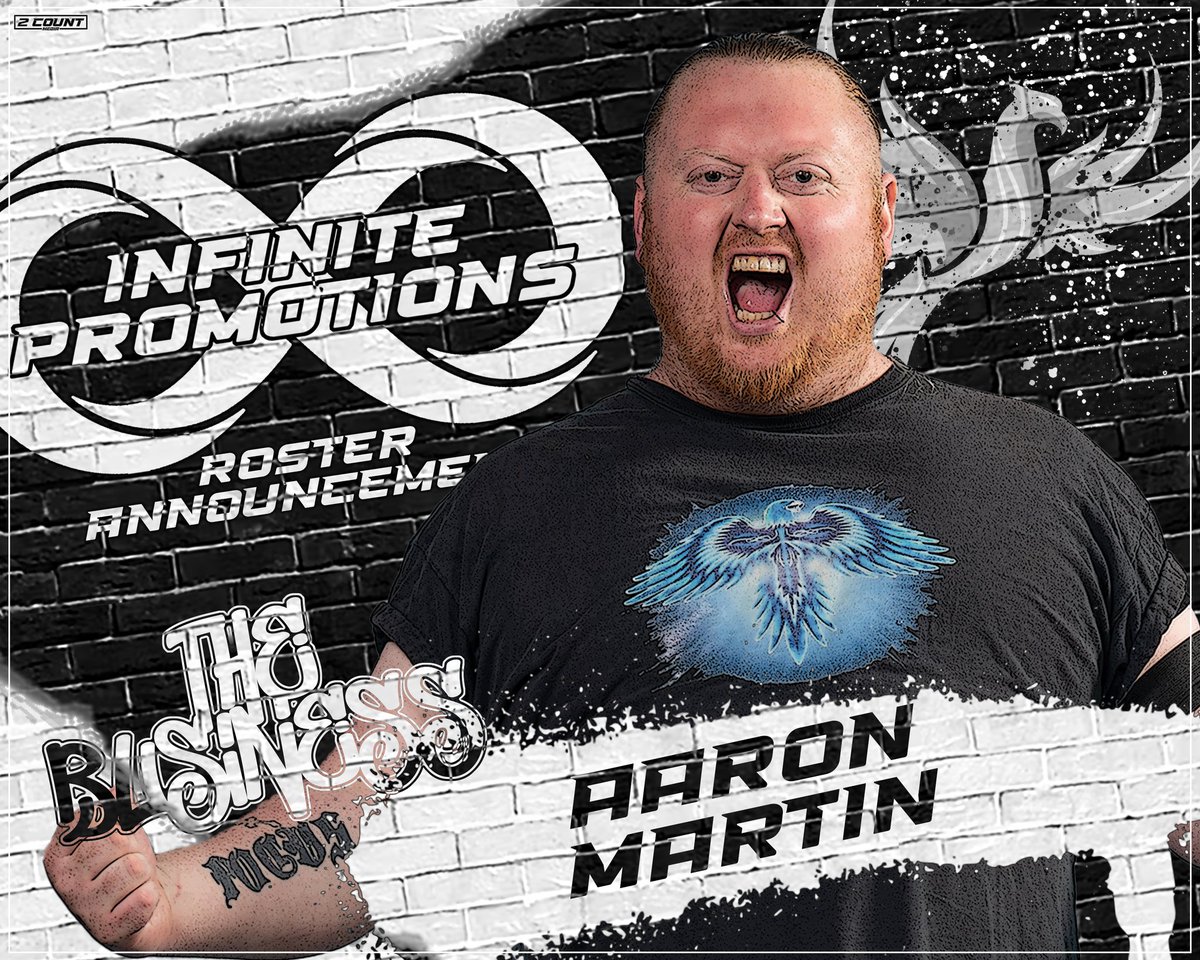 Infinite_Promo's tweet photo. ♾ROSTER ANNOUNCEMENT ♾
Next to join the Infinite Promotions roster is Liverpools own!
"The Business" Aaron Martin
Business really is picking up with one final roster announcement tomorrow & make sure to tune in Friday for our biggest announcement so far!
#InfiniteReturns https://t.co/l9E380FMZW