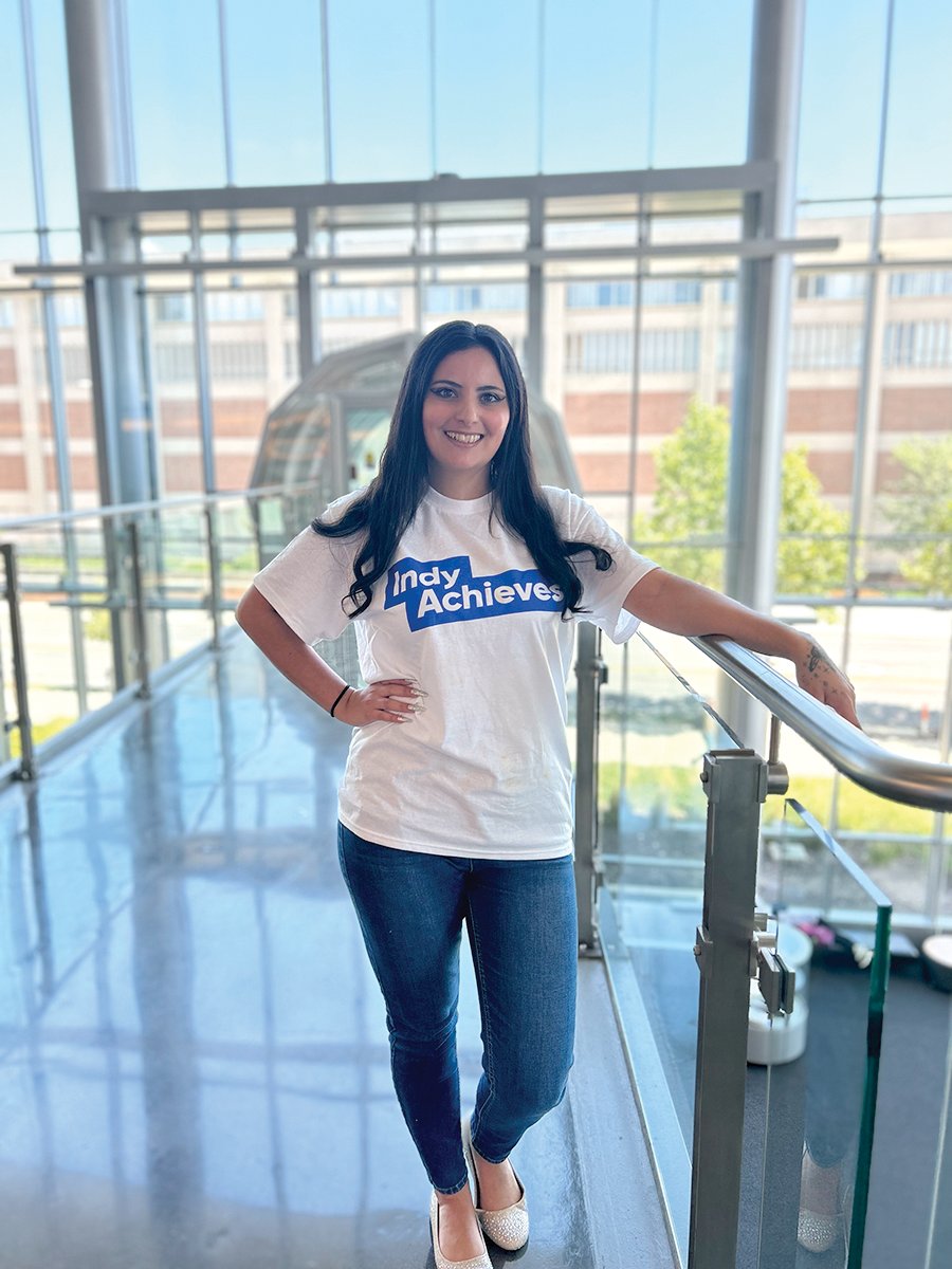 Meet Melissa! She is an @IUPUI Student Success Coach who has a background in school-based counseling. She's looking forward to reconnecting with current students and meeting new ones. You can find her in the lower level of Taylor Hall, in the Upward Bound suite, office B07H.