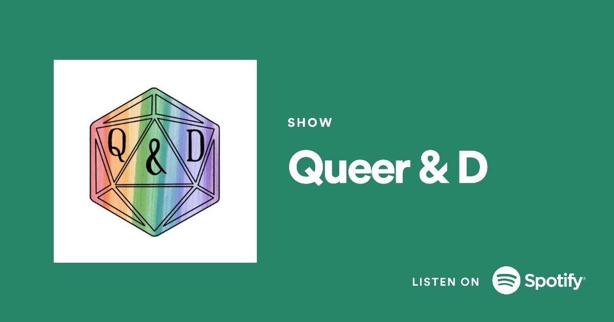 Queer_N_D's tweet photo. Or if you'd prefer to listen in Podcast format we have you covered here!
#dnd #dungeonsanddragons #ttrpg #queernd #ActualPlay
Listen 'Session 49 -Propositions ' β‘οΈ π§
https://t.co/mbGC660kue https://t.co/0CWxGAavzM