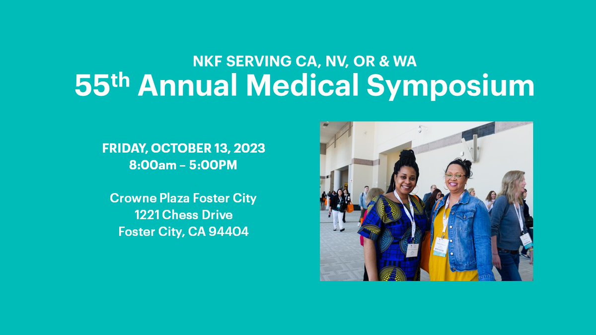 PermanenteDoctors (@permanentedocs) on Twitter photo Join Permanente physicians <a href="/SeanHashmiMD/">Sean Hashmi, M.D.</a> and <a href="/sijiezheng/">Sijie</a> (program chair) at the National Kidney Foundation’s 55th Annual Medical Symposium on 10/13. Discover the latest nephrology clinical advances, trends, and research. <a href="/nkf/">National Kidney Foundation</a> <a href="/NKFNorthernCA/">NKF - Northern CA</a>
Learn more: ow.ly/lc0Z50PIrn5 Join Permanente physicians <a href="/SeanHashmiMD/">Sean Hashmi, M.D.</a> and <a href="/sijiezheng/">Sijie</a> (program chair) at the National Kidney Foundation’s 55th Annual Medical Symposium on 10/13. Discover the latest nephrology clinical advances, trends, and research. <a href="/nkf/">National Kidney Foundation</a> <a href="/NKFNorthernCA/">NKF - Northern CA</a>
Learn more: ow.ly/lc0Z50PIrn5