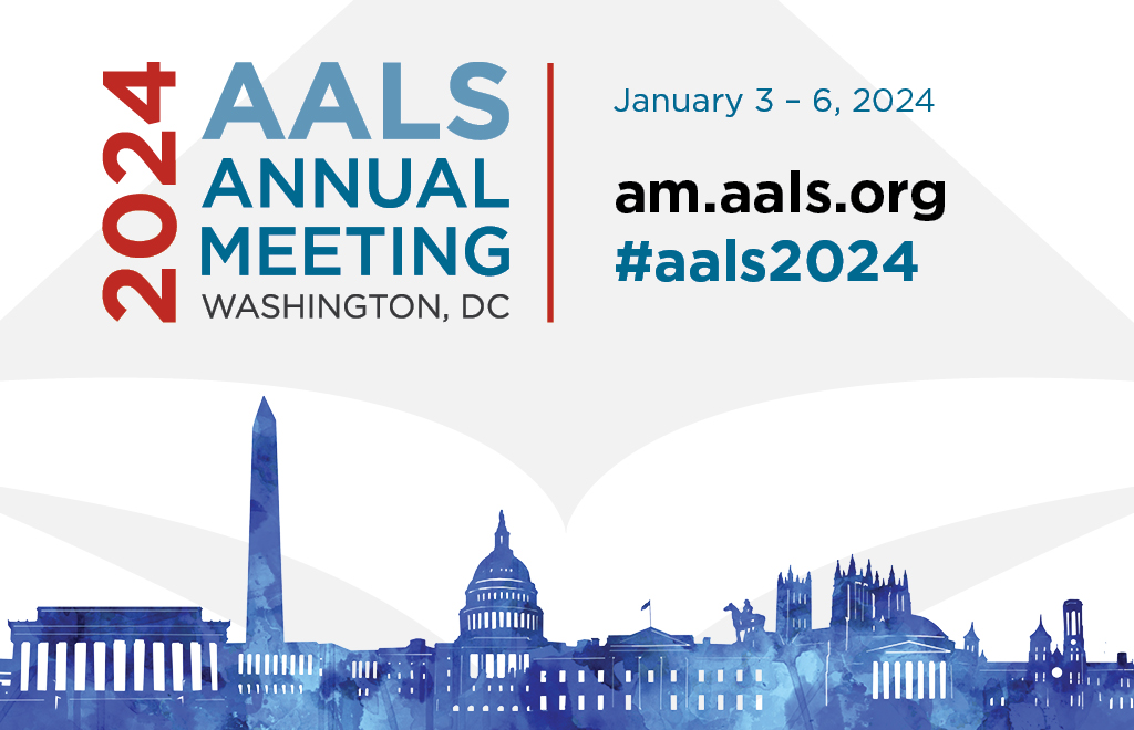 TheAALS's tweet photo. Registration is now open for the AALS Annual Meeting in Washington, DC, Jan. 3-6. Visit https://t.co/IYyQXwEzDP for more information. #AALS2024 https://t.co/p9zzxo3Cg0