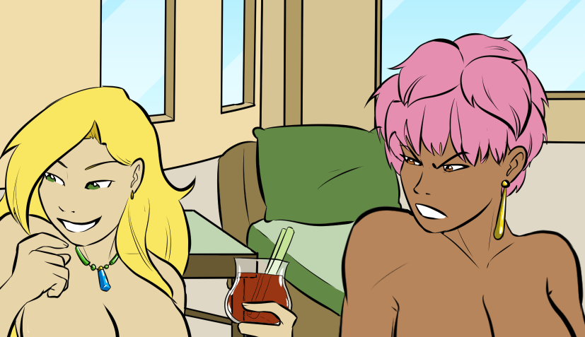 The celebration doesn't stop! Check out this anniversary image on the website.

pimpette.ca

Want to see the birthday suit edition? Join the patreon for this, early comic updates and more XXXtras! patreon.com/laurelvision