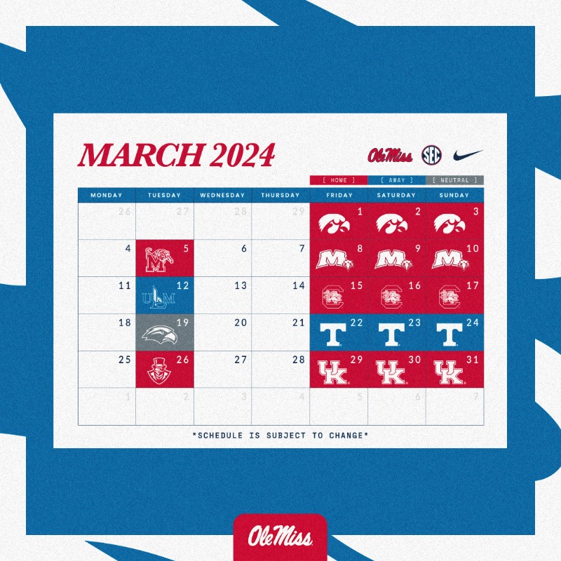 OleMissBSB's tweet photo. 2️⃣0️⃣2️⃣4️⃣🔜