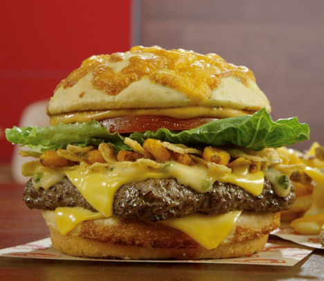 DrewTydeman's tweet image. I have been waiting for this one for a long time. It's the Loaded Nacho Cheeseburger From @Wendys. Throw a party in your mouth with this one of a kind tasty burger!