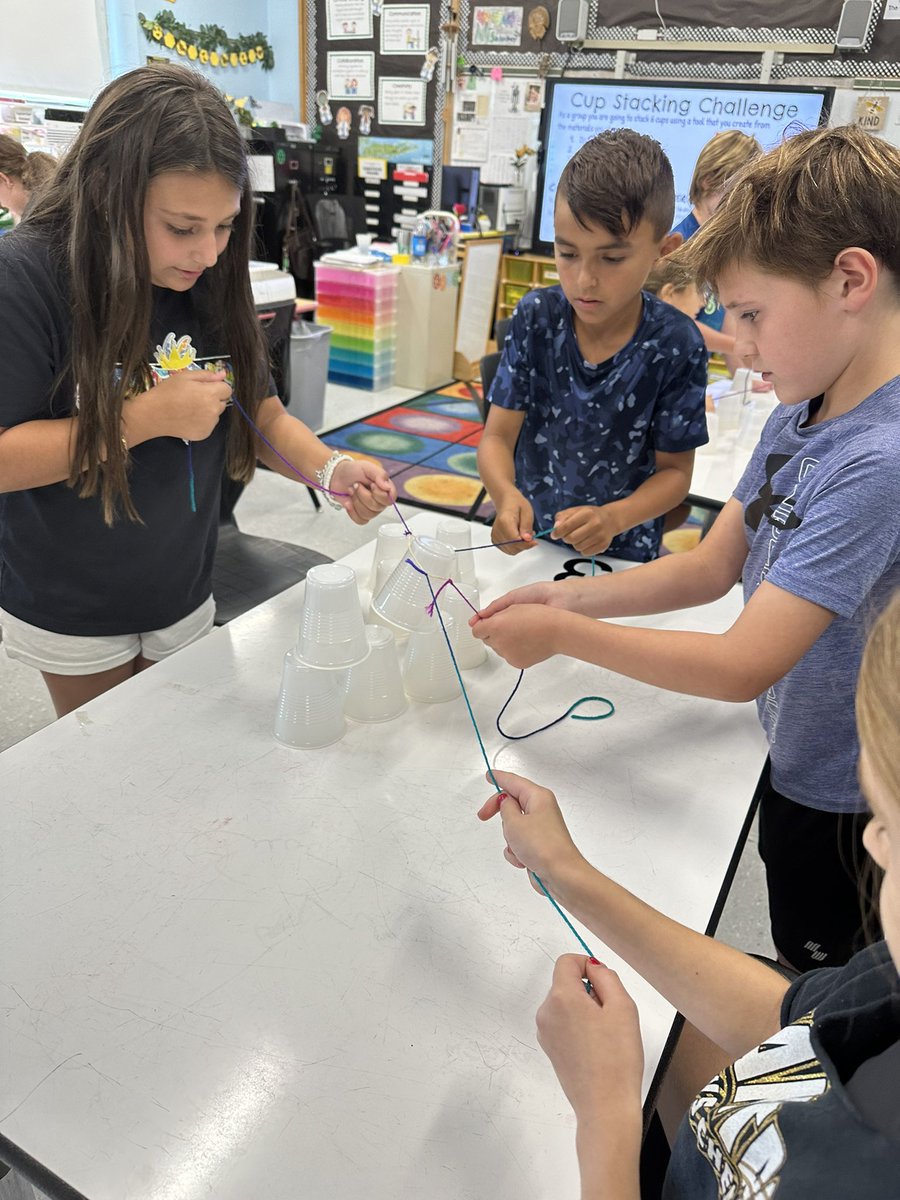 WantaghSTEAM's tweet photo. 4th grs worked with the 4Cs to create a tools and make a stack of cups without touching them! They quickly realized they had to communicate well and collaborate to be successful!  @WantaghSchools @wantaghel @mrsbarrett317 #stemed #steamed #elementarystem #elementarysteam https://t.co/4MzVfozcI7