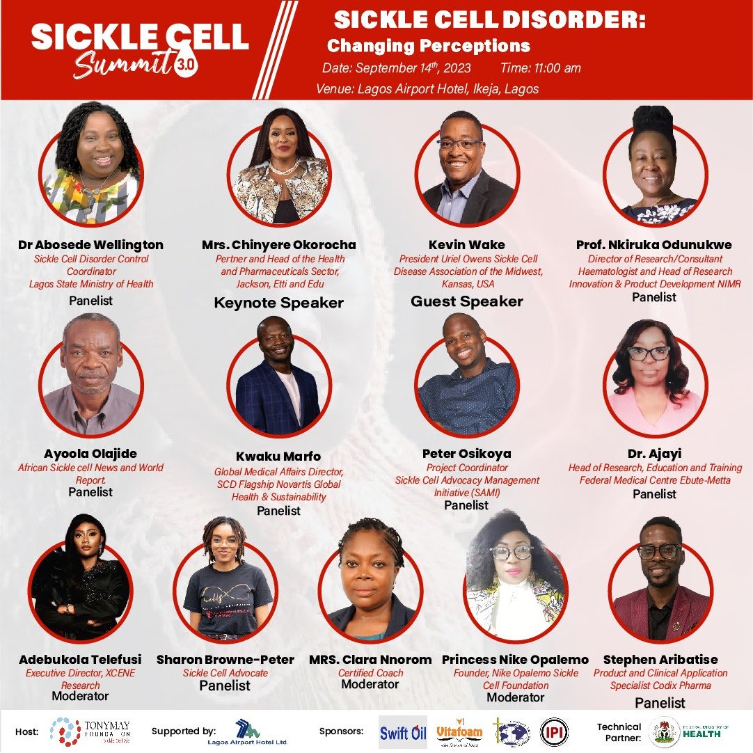 Tomorrow 9/14, Join our CBO President Kevin Wake as he presents on "Building a Culture of Kindness and Compassion in Sickle Cell Care ", at the <a href="/TonyMayF/">TonyMay Foundation</a> Sickle Cell Summit 3.0. Listen in at 11am WAT| 5am CST| 3am PDT| 6am EDT!
#sicklecellmidwest
#sicklecellawarenessmonth