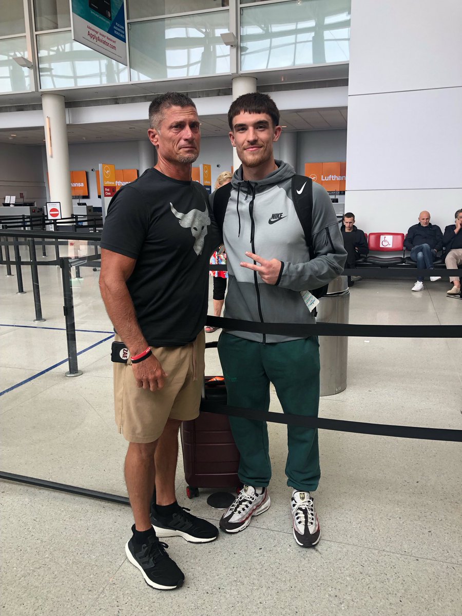 MaysMaysm's tweet photo. Hard to believe I just sent my son off to Europe to play basketball. @mmjr_9 I’m so proud and excited for you! https://t.co/QM3qaAfpOn