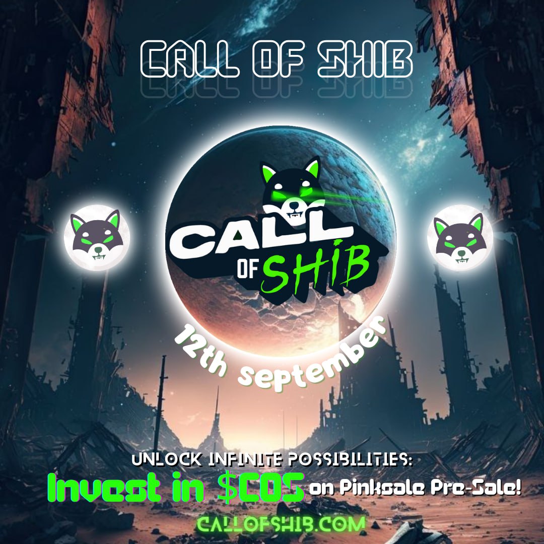EkeneTessy's tweet photo. Ready to make your money work for you? $COS pre-sale on Pinksale is live. Get in on the action!
#CallOfShib #pinksale
@CallOfShib
🌐https://t.co/1vVPs3zf9o
#Elite_Marketing_Army
#Web3Game https://t.co/05QYnztIlz