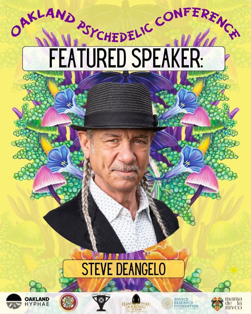 Steve DeAngelo (@stevedeangelo) on Twitter photo Really looking forward to being a featured speaker at the 3rd Oakland Psychedelic Conference—September 16-17, hosted by <a href="/OaklandHyphae/">OaklandHyphae</a>
Hope to see you there and share consciousness.✨
eventbrite.com/e/oakland-psyc… Really looking forward to being a featured speaker at the 3rd Oakland Psychedelic Conference—September 16-17, hosted by <a href="/OaklandHyphae/">OaklandHyphae</a>
Hope to see you there and share consciousness.✨
eventbrite.com/e/oakland-psyc…