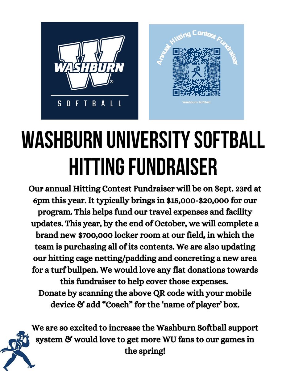 IchabodSB's tweet photo. Annual Fundraiser ✨

Each fall we host a hitting contest fundraiser &amp; it will take place on Sept. 23rd this year. Our girls are diligently getting their pledges/donations, but we wanted to reach our whole fan base! Follow the link below to donate! 🥎🎩

https://t.co/cbeohtI8oY https://t.co/imgNFcUnEj