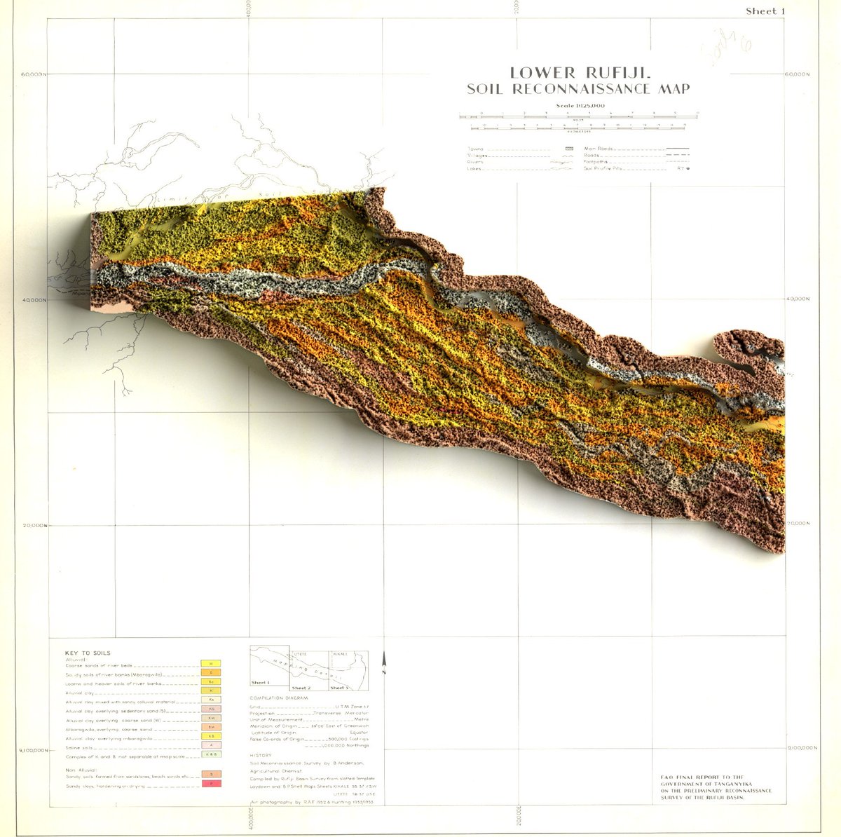 wazamani_mno's tweet photo. Lower Rufiji-3D...2D
Reconnaissance map
 1960🇹🇿
#maps #gischat #Topography #Tanzania #blender #rufiji #Africa #Rivers https://t.co/0LV5MWu45c