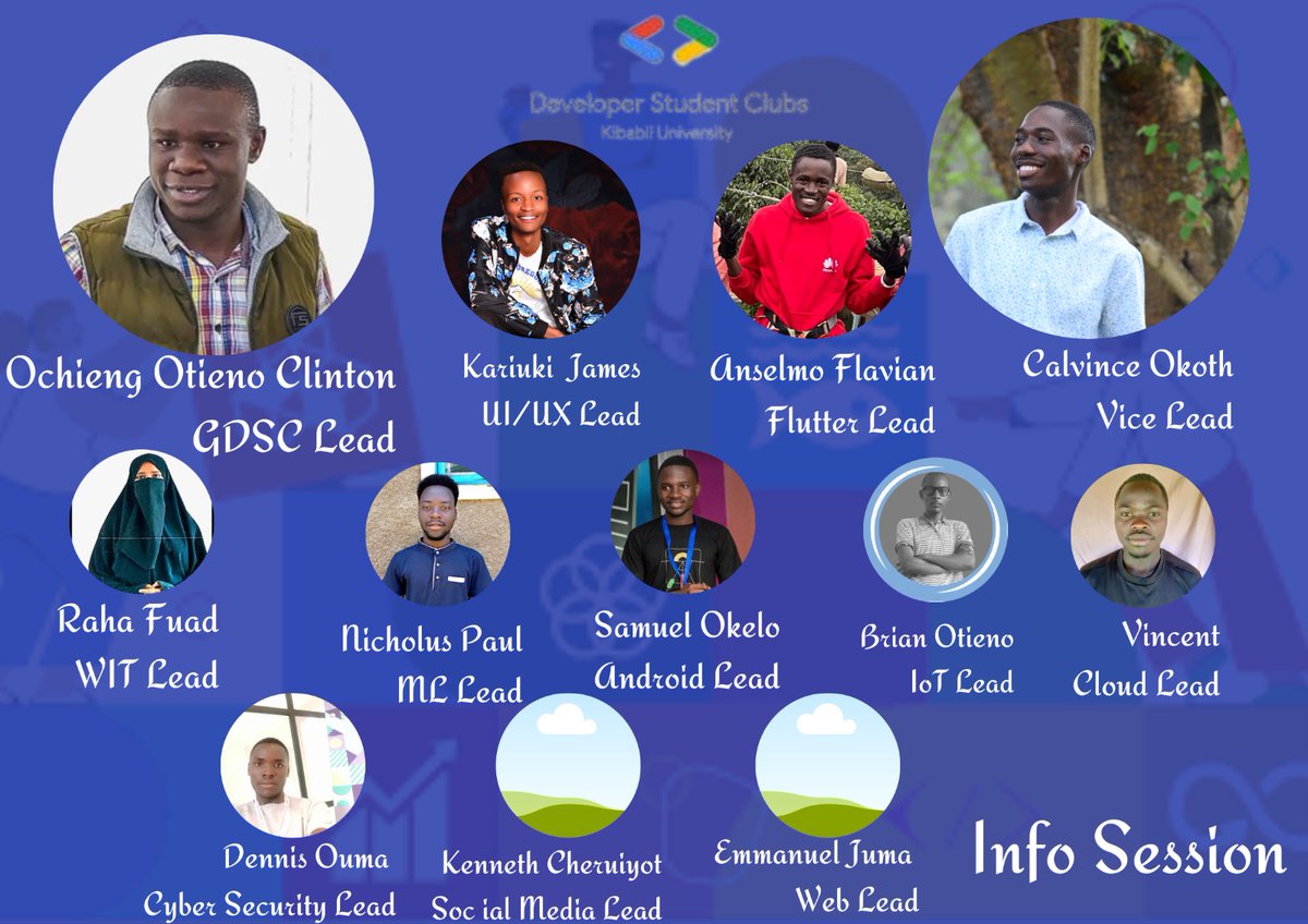 DscKibabii's tweet image. Co lead teams 2023/2024. Our club leadership is set.
 @DscKibabii 
@googledevgroups 
@google