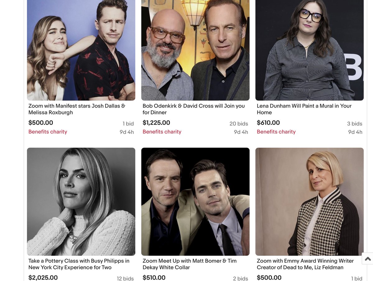 DiscussingFilm's tweet image. Actors, writers and directors are collaborating on a charity auction with proceeds going towards helping crew members whose healthcare benefits are currently at risk during the strike.

(Source: ebay.com/e/charity/tusc…)