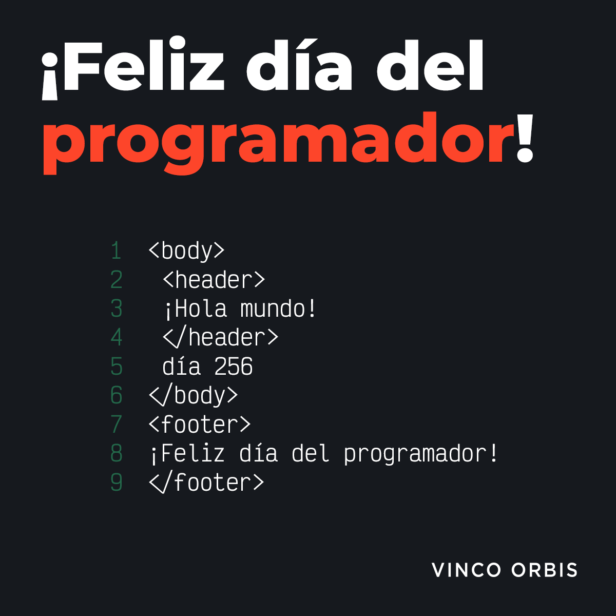 vincoorbis's tweet photo. ¡En este día especial, aplaudimos a todos los magos del código que dan vida a las ideas digitales, en especial a nuestros talentosos desarrolladores de Vinco Orbis! 🔮✨ Ustedes son la chispa de la innovación en cada línea de código. ¡Feliz Día del Programador! 🖥️🎉  #VincoOrbis https://t.co/8nMFZ6Woim