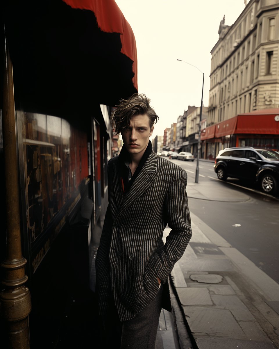 Testing creating a #fashionad for a client using #Midjourney.