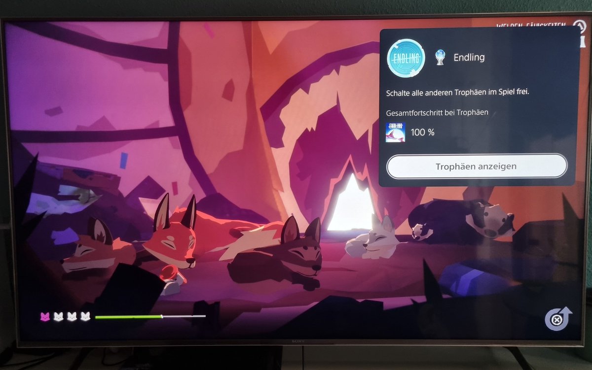 nilskern17's tweet photo. Endling: Extinction is Forever – Platin: ✅️🦊
Feines, kurzes Spiel für zwischendurch. Traurig realistische Geschichte, aber sehr schön umgesetzt...
Macht: 8/10 👌
Next: 🚗💨
#KernGames https://t.co/Gsa3W9qMke