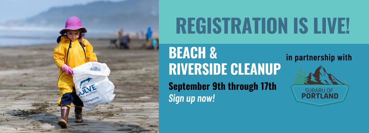 Calling all nature enthusiasts and eco-conscious volunteers!
📋 Register for the annual #BeachAndRiversideCleanup
📍 60+ project sites across Oregon
📅 Main events on Sat, 9/16 
Register here to be part in this annual Oregon tradition:
📷 solveoregon.org/beach-riversid…