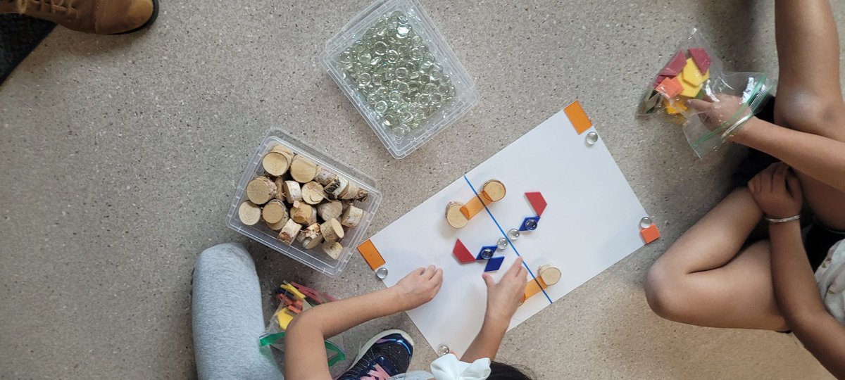 msspangler12's tweet image. Today we learned that mistakes are great for your brain! @joboaler taught us that mistakes are powerful. We practiced in groups to create symmetry. When we made a mistake we said, &quot;Your brain is growing!&quot; #mathmindset