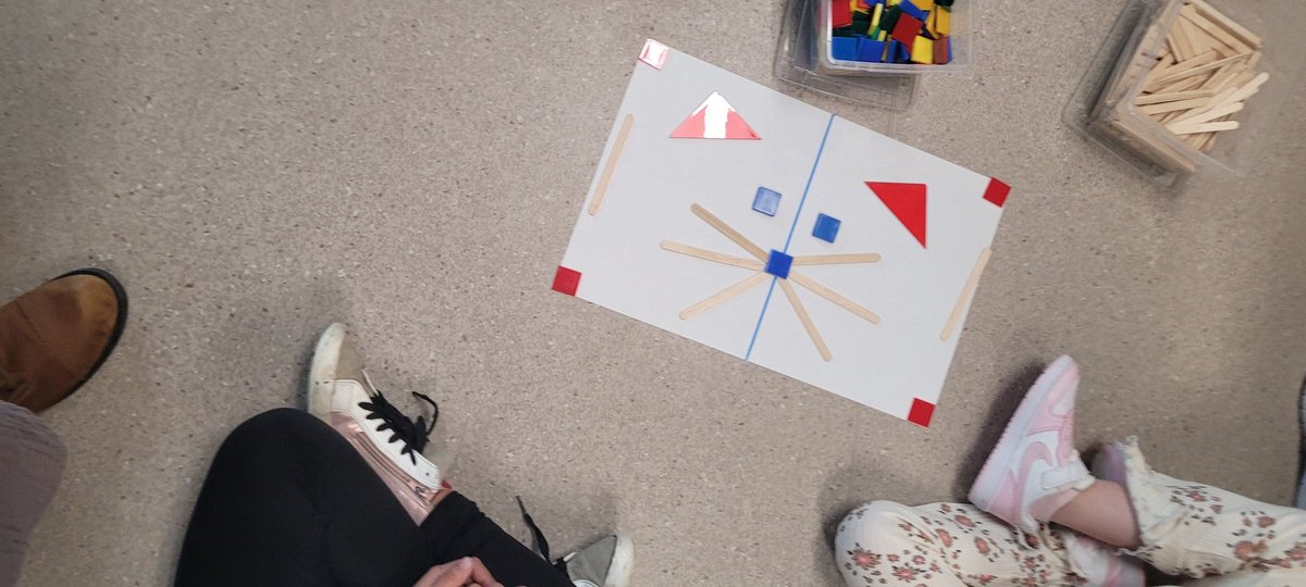 msspangler12's tweet image. Today we learned that mistakes are great for your brain! @joboaler taught us that mistakes are powerful. We practiced in groups to create symmetry. When we made a mistake we said, &quot;Your brain is growing!&quot; #mathmindset