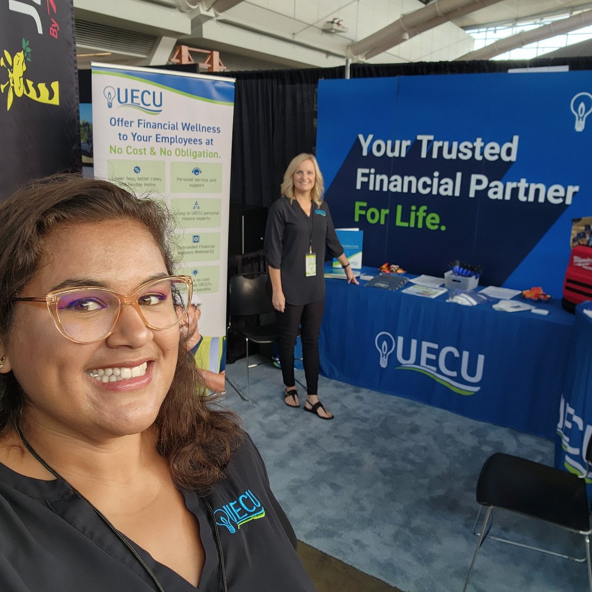 UECUhappy's tweet image. Lisa and Paula are out and about today at the 2023 Trees &amp;amp; Utilities Conference in Pittsburgh, PA. Say hello at booth #706 and enter to win a Milwaukee Packout Backpack. #treesandutilities #UECUhappy #milwaukeepackoutsystem