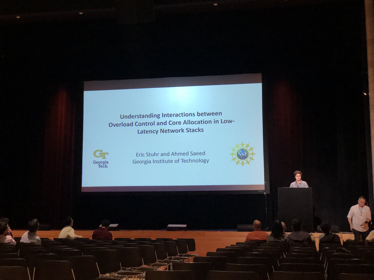 Ahmed Saeed (@ahmad_saeed) on Twitter photo Eric Stuhr, an undergraduate student in my lab, <a href="/ACMSIGCOMM/">ACM SIGCOMM</a> 2023 presenting our work on resource management for low-latency network stacks Eric Stuhr, an undergraduate student in my lab, <a href="/ACMSIGCOMM/">ACM SIGCOMM</a> 2023 presenting our work on resource management for low-latency network stacks