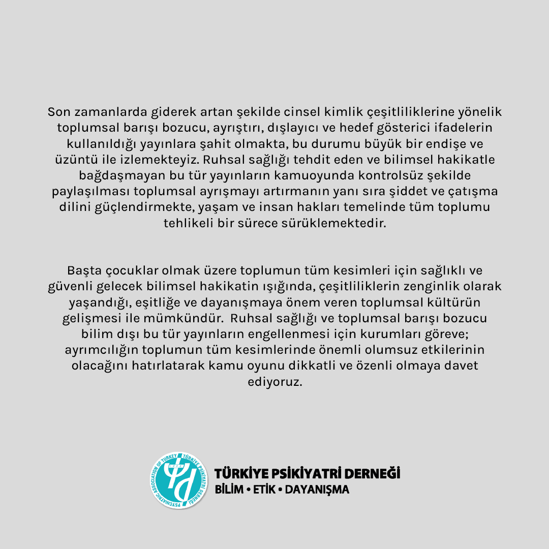 Türkiye Psikiyatri tweet media