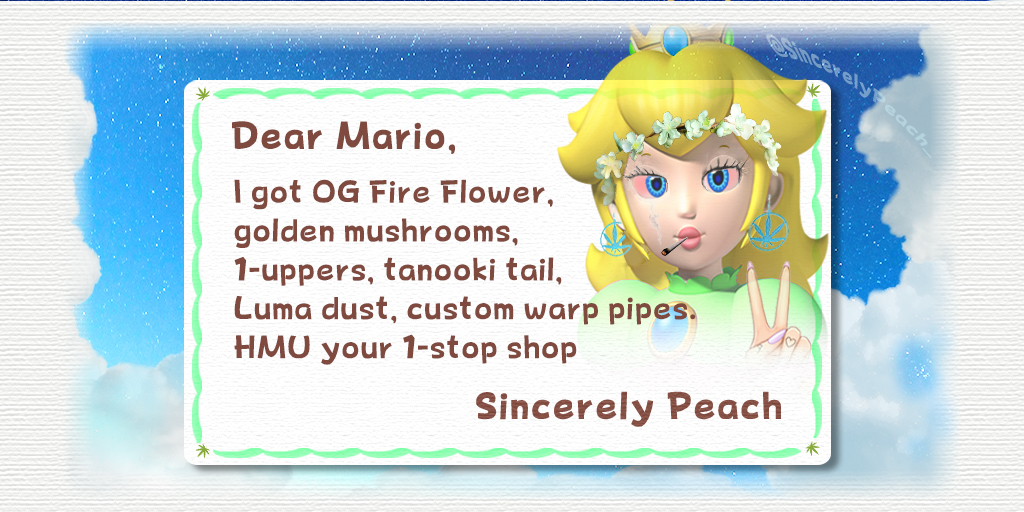 SincerelyPeach_'s tweet photo. DRUGS version~ https://t.co/b348NNGj19