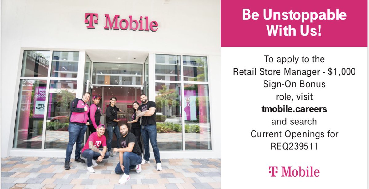 We are hiring in Marion,VA! Come join our team! T-Mobile employees, don’t forget we have a referral bonus!