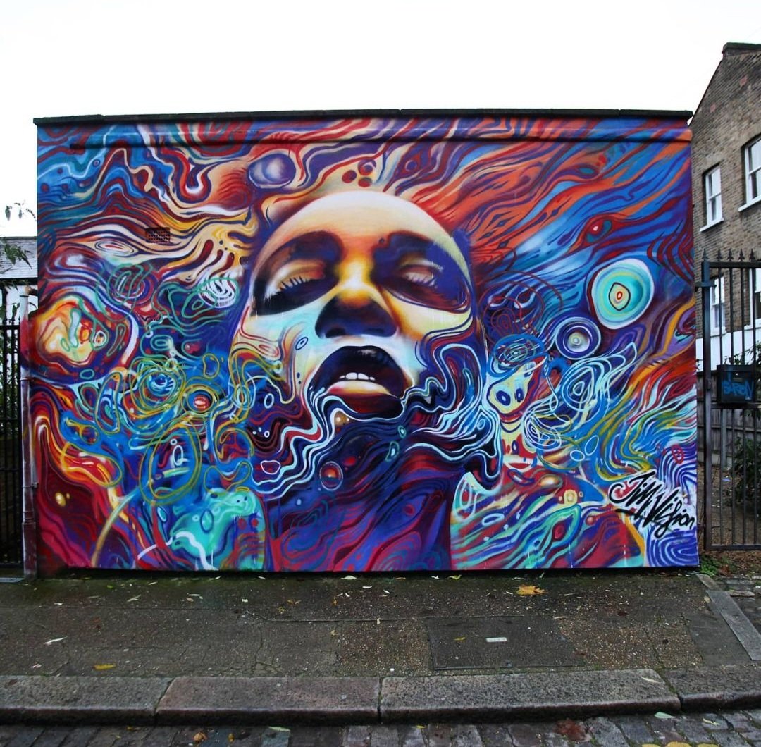MolinaStreetArt's tweet photo. 'Oblivian song' by Welsh Jim Vision in London, UK (2021) #jimvision #lamolinastreetart | photo by @ pistoja via mysl .nl/gXyT https://t.co/9P0xH8LM1s